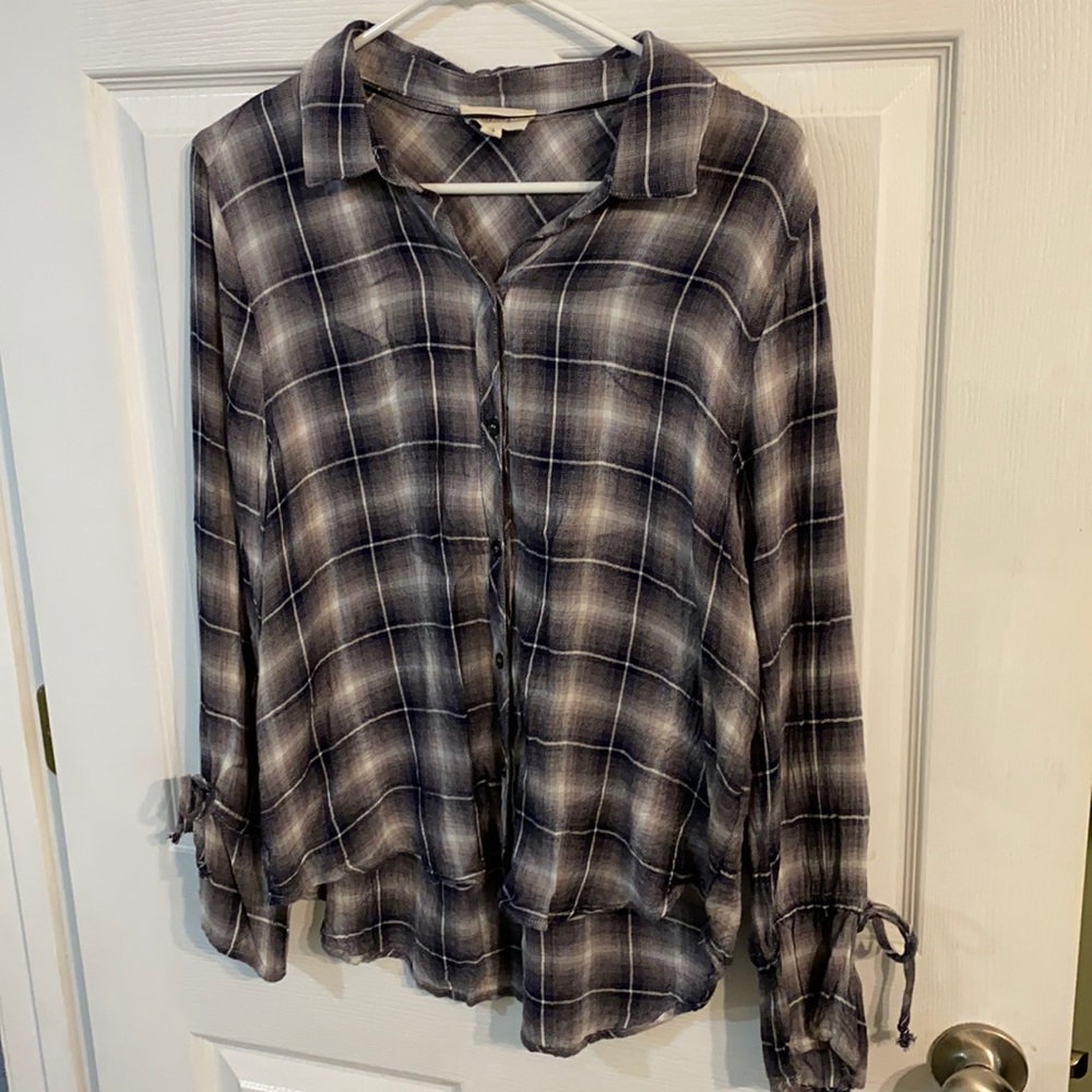 Plaid Rayon shirt